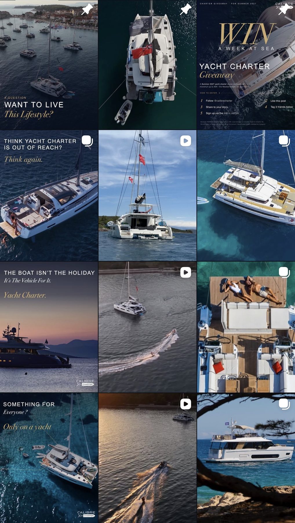 Calibre Charter Instagram feed