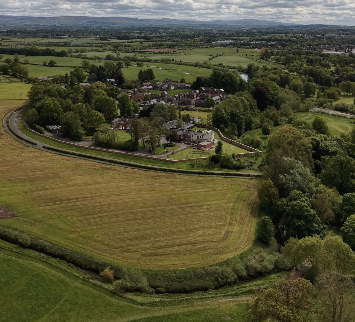 Rickerby Retreat from above